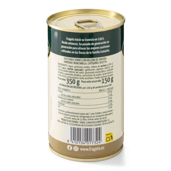 Anchovy stuffed green Manzanilla olives - Image 2