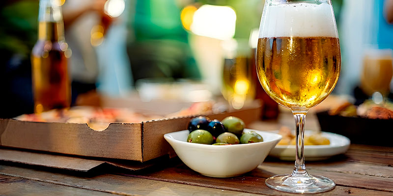 Aceitunas como aperitivo